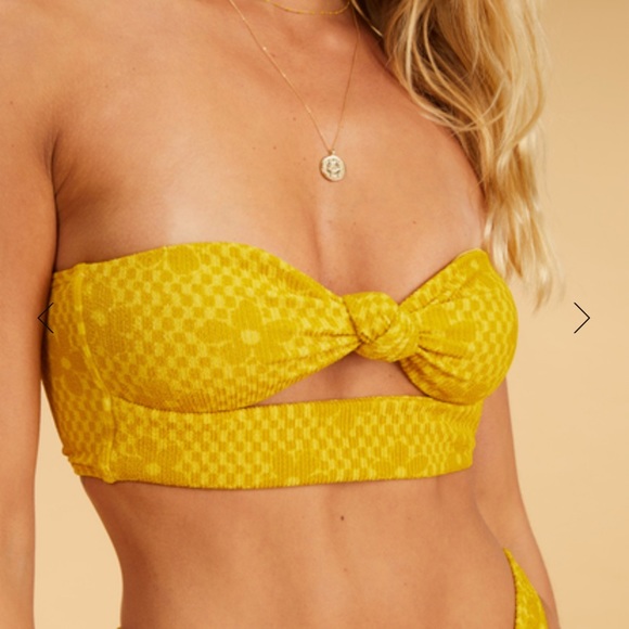 Billabong Swim Yellow Billabong Bikini Top Poshmark